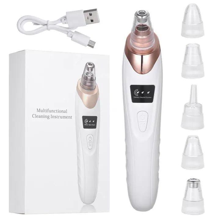 Blackhead Remover Nose pore vacuum/Clearner White Device